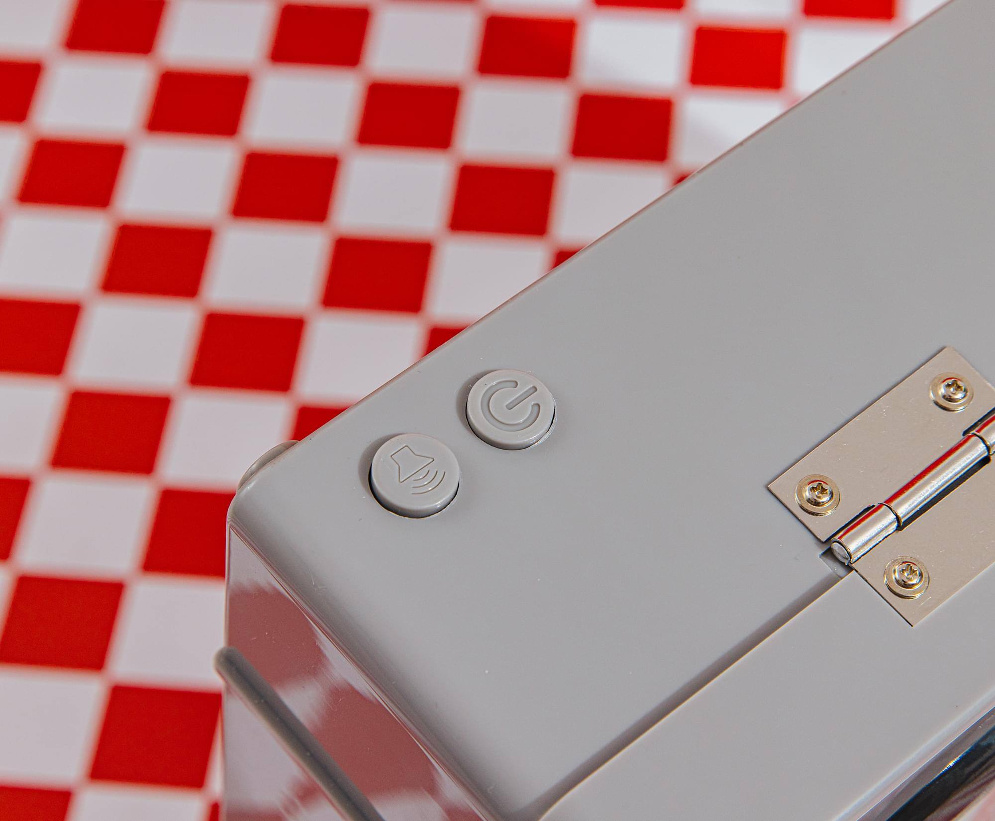 Alt View 6. Ukonic - Back To The Future Life-Size 1/1 Scale Flux Capacitor Replica 12-Inch LED Mood Light - Gray.