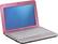 Angle Standard. Sony - VAIO Mini Netbook / Intel® Atom™ Processor / 10.1" Display / 1GB Memory / 250GB Hard Drive - Pink.