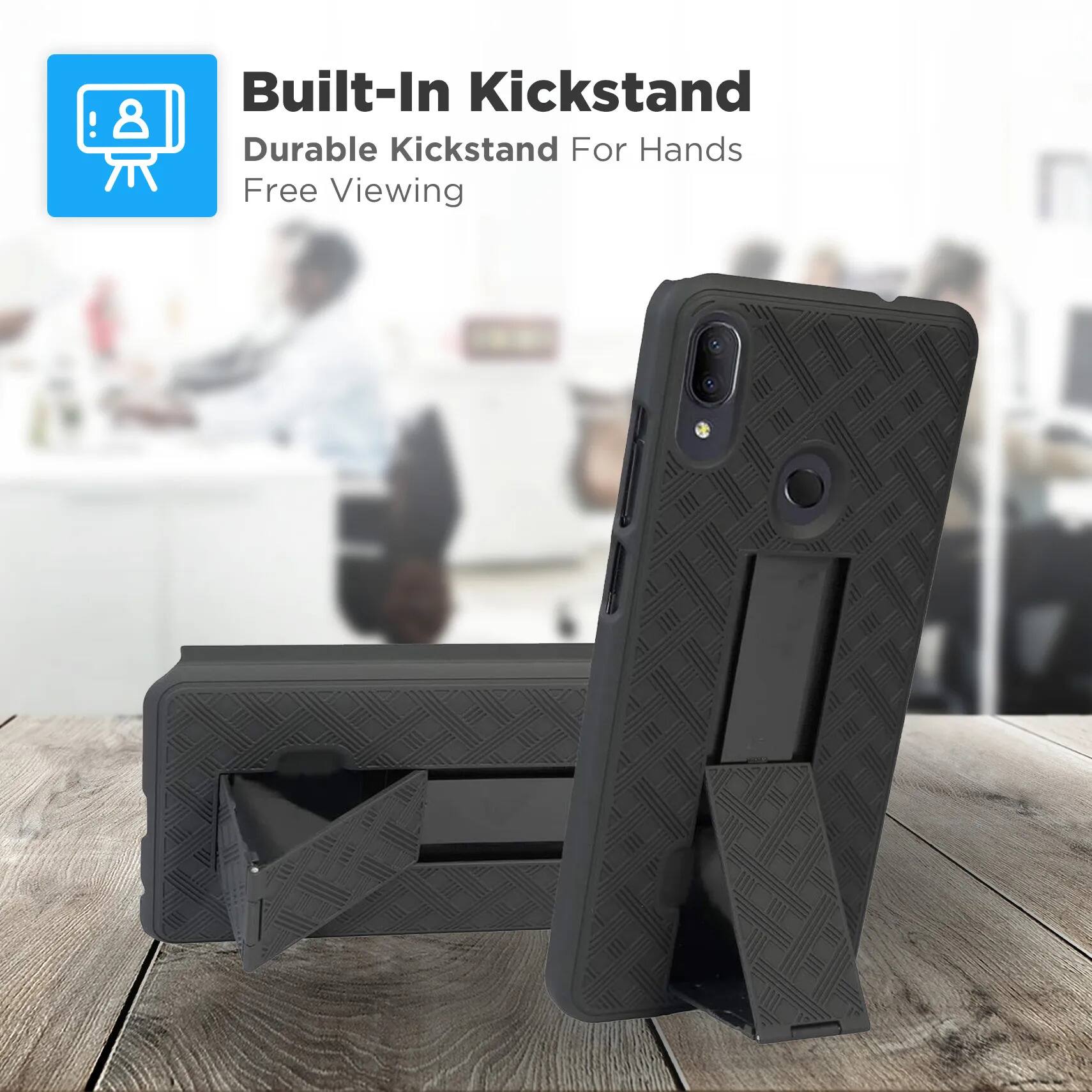 Built-In Kickstand  
Durable Kickstand For Hands Free Viewing