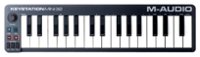 Front Zoom. M-Audio - Keystation Mini 32 II 32-Key USB MIDI Keyboard Controller - Black/White.