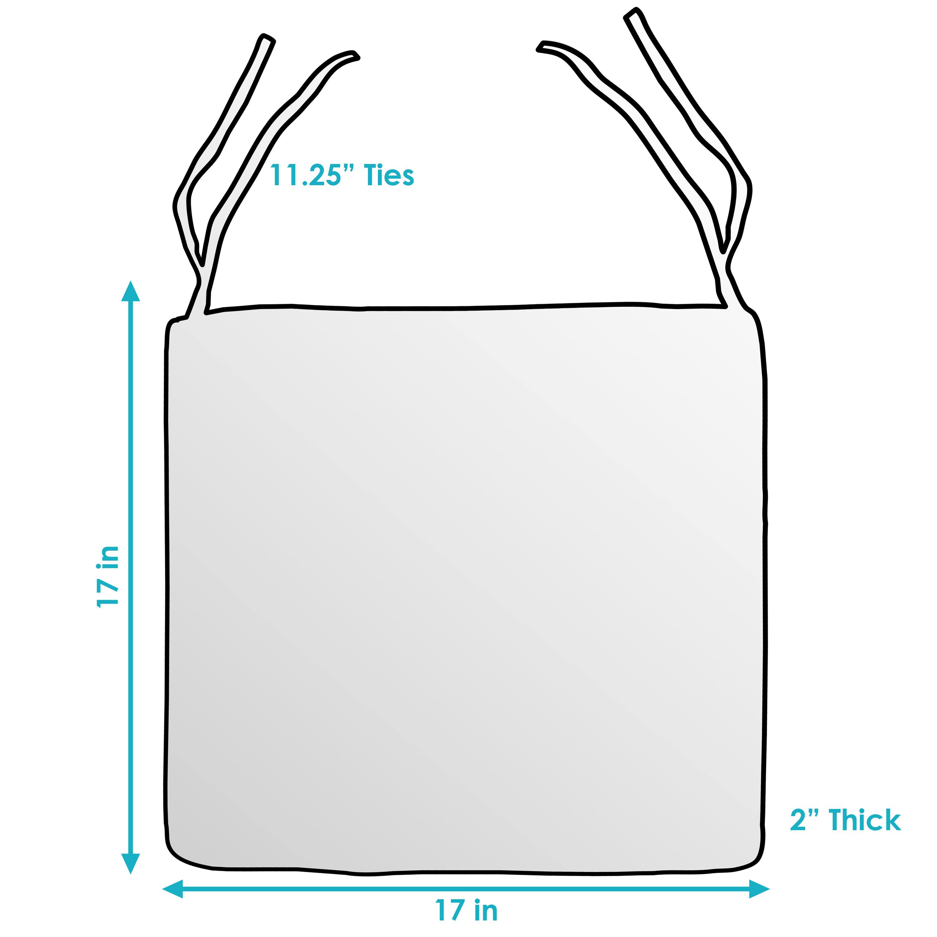 11.25" Ties  
17 in  
2" Thick  
17 in