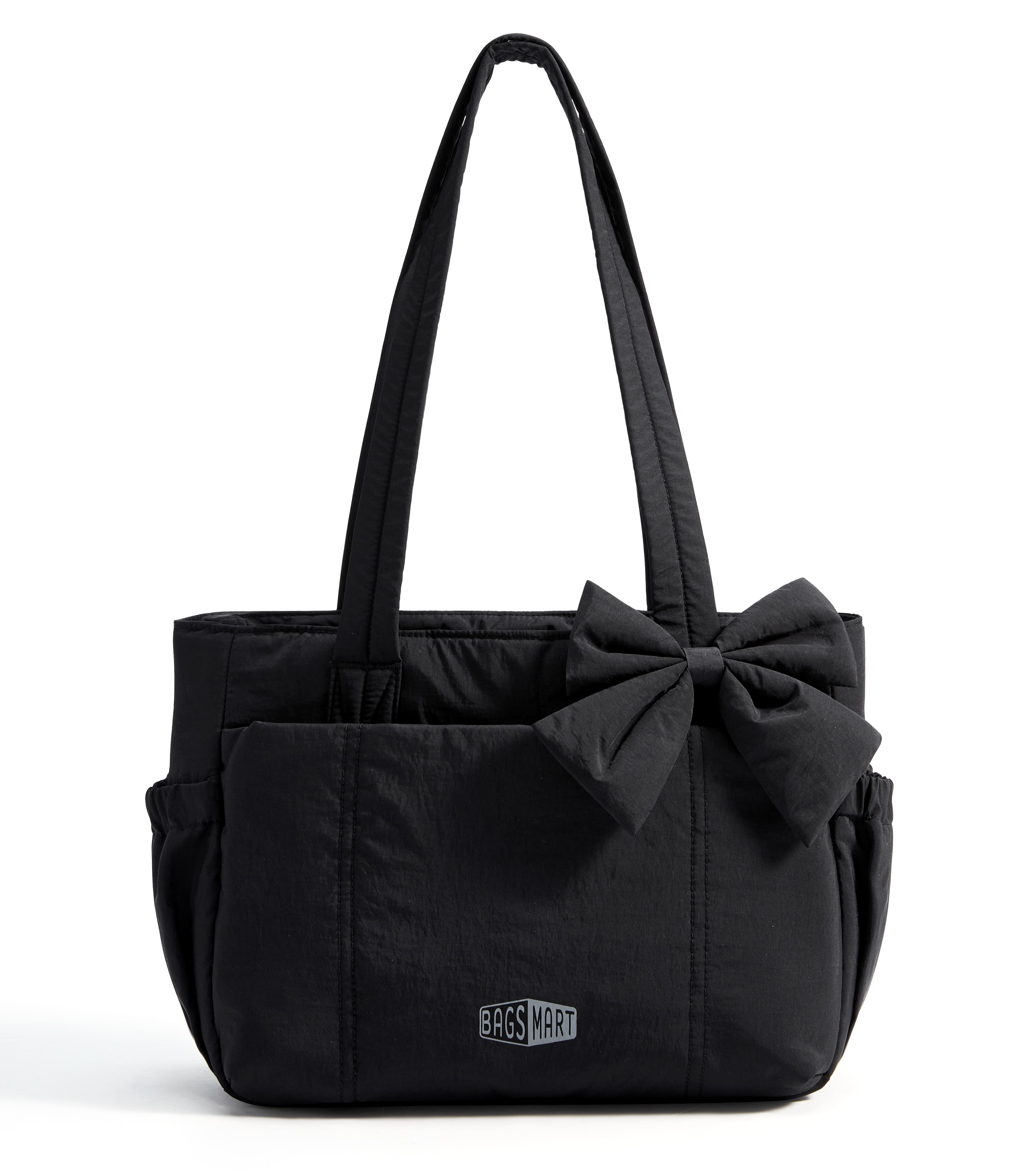 "Bagsmart - Crush 14L Everyday Tote, Puffy Splash-Resistant Tote with 14"" Laptop Compartment for Work & Travel - Black" price history on PriceWatchPro