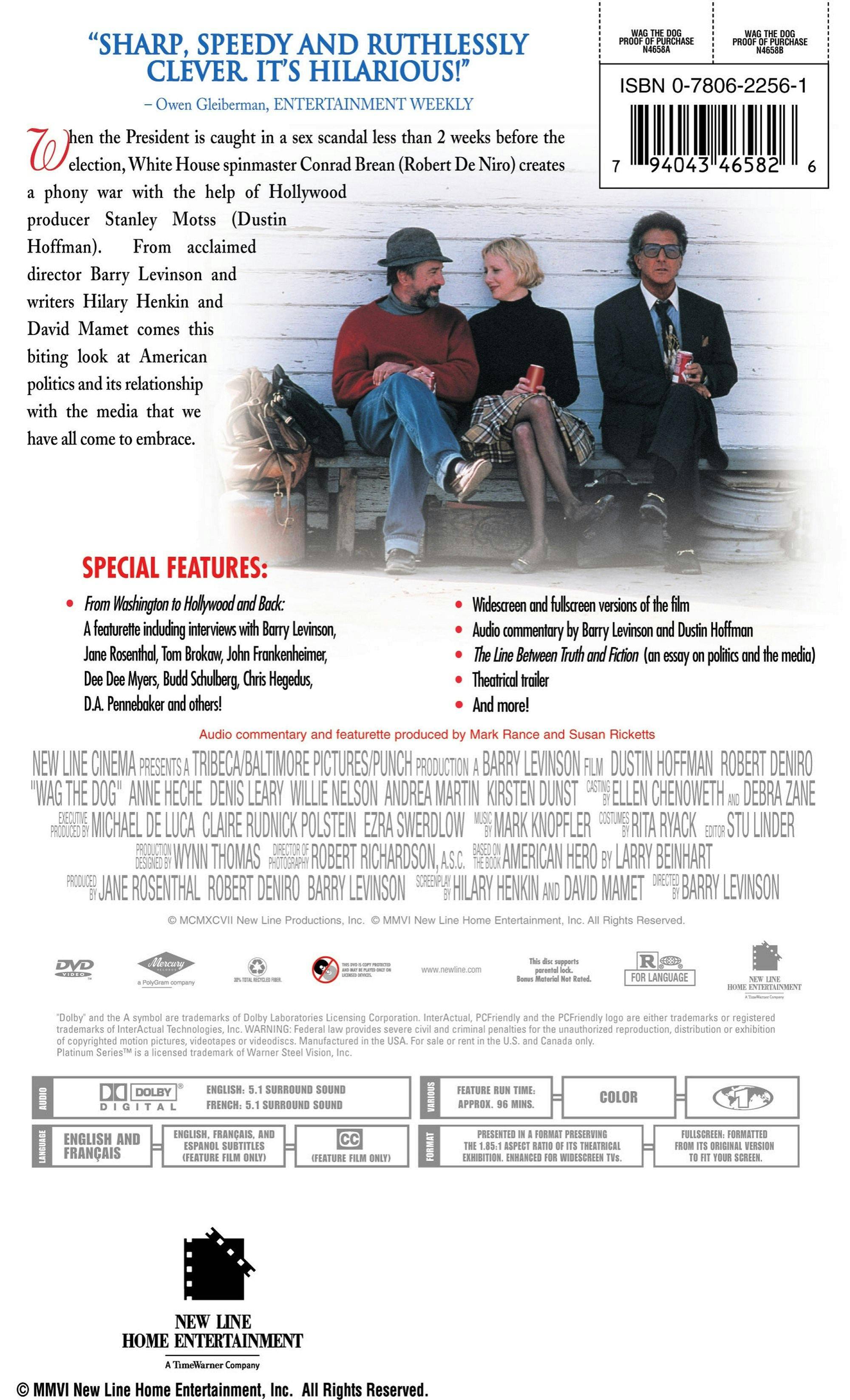 Angle. Wag the Dog (DVD Platinum Series) [DVD].