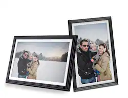 Aluratek - 10" IPS LCD Wi-Fi Touchscreen Digital Photo Frame - Black - Angle_Zoom