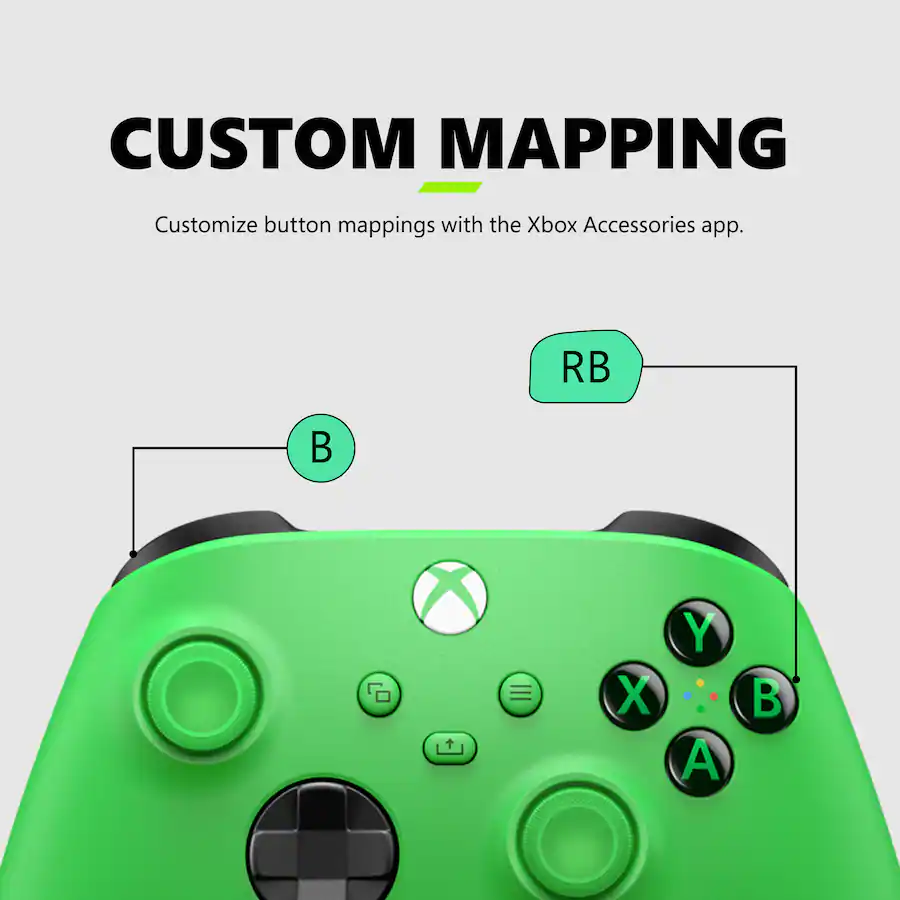 Xbox View Button Microsoft Xbox Wireless Controller for Xbox Series X, Xbox Series S ...