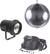 Front Standard. American DJ - 16" Mirror Ball, Motor and Pinspot Light Combo.