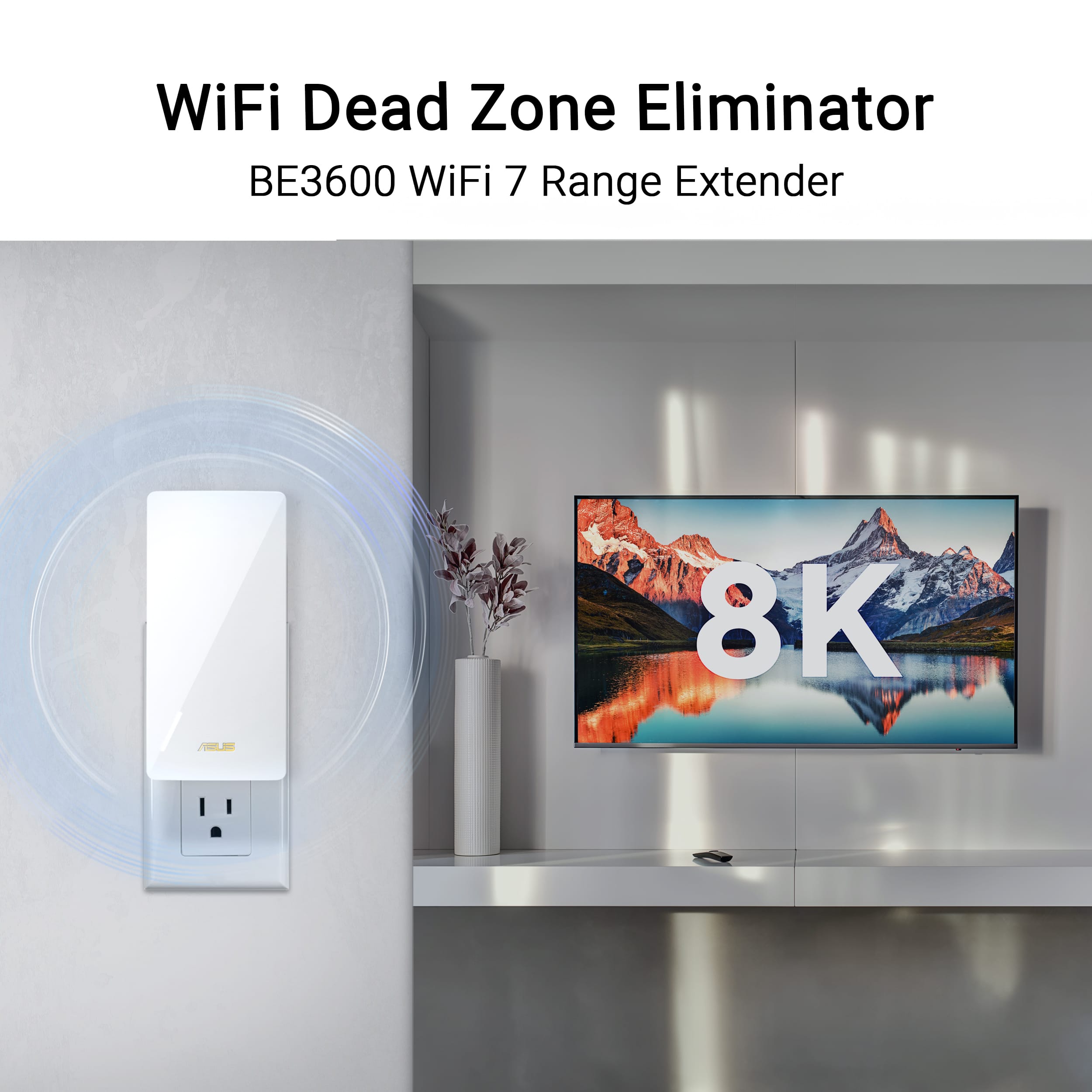 WiFi Dead Zone Eliminator BE3600 WiFi 7 Range Extender