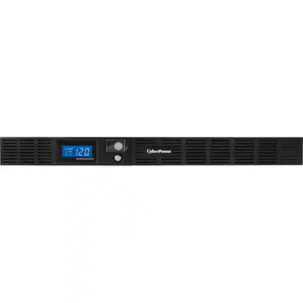 Front. CyberPower - 700VA Smart App LCD Battery Back-Up System - Black.