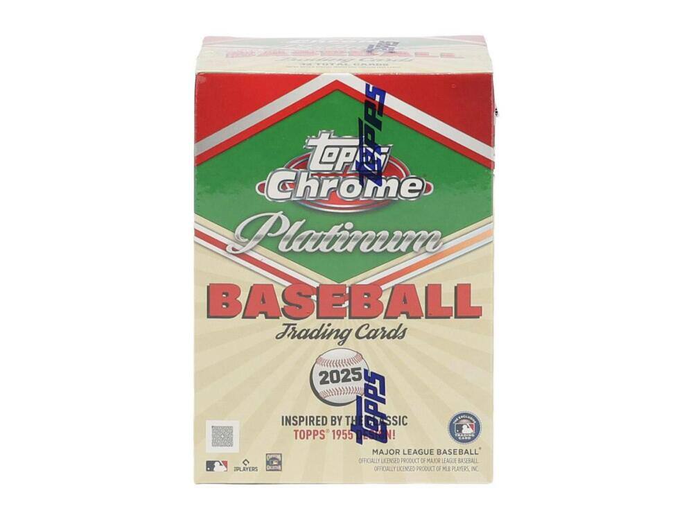 LP BPPS Chrome Platinum Baseball Trading Cards 2025 Inspired by the Classic Topps 1955! Officially Licensed Product of Major League Baseball Players, Inc.