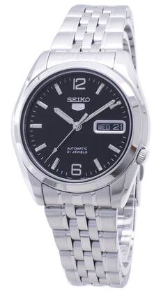 Seiko - Automatic 21 Jewels SNK393 SNK393K1 SNK393K Men's Watch - Black