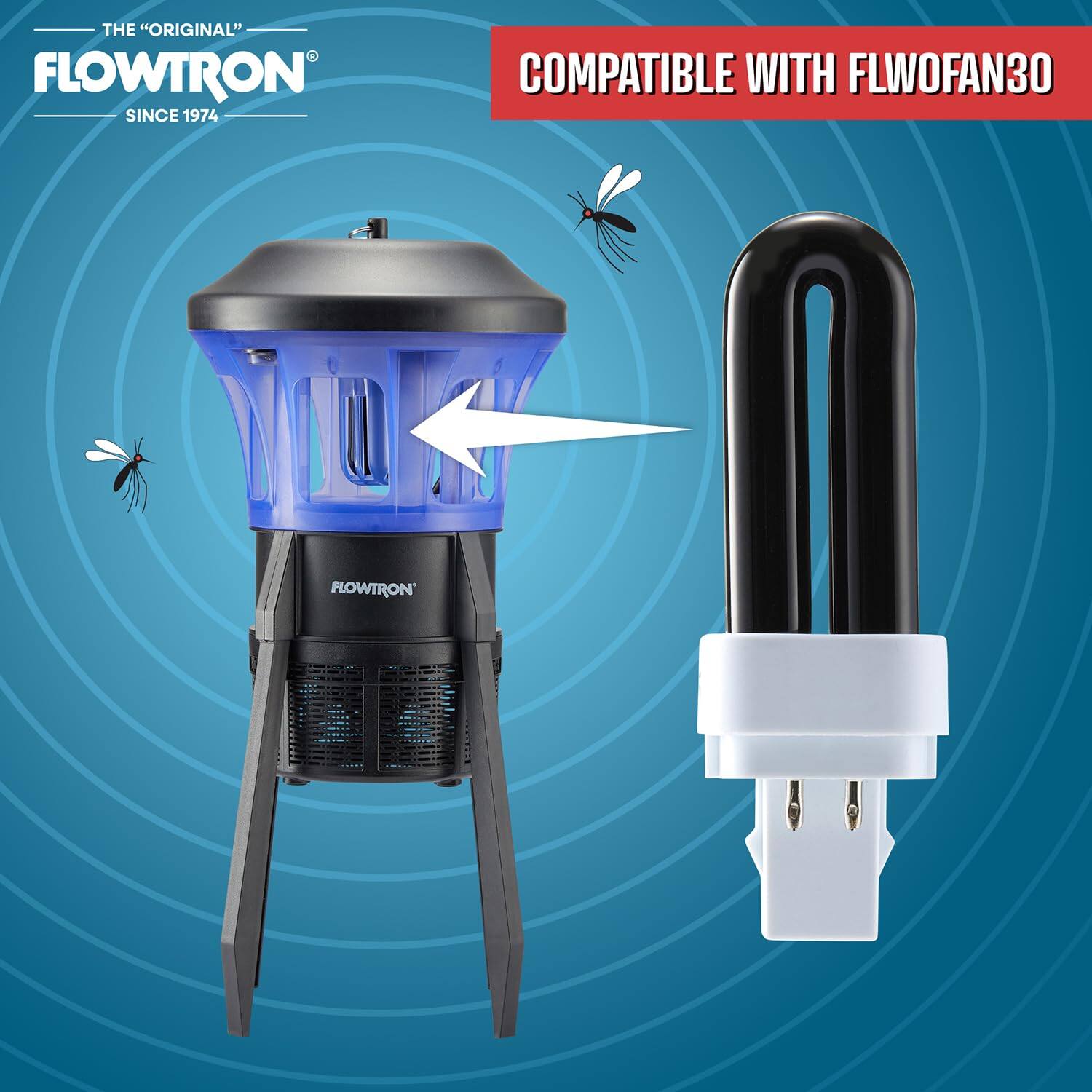THE "ORIGINAL" FLOWTRON SINCE 1974  
COMPATIBLE WITH FLWOFAN30
