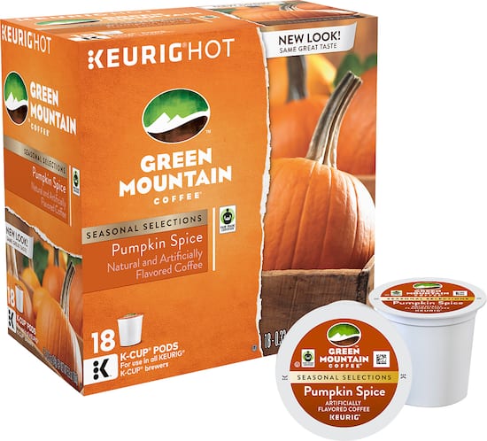 Green Mountain Coffee Pumpkin Spice K-Cup Pods (18-Pack) - Best Buy