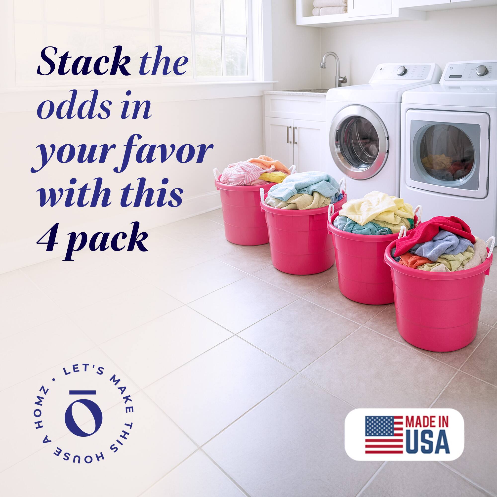 Stack the odds in your favor with this 4 pack

LET'S MAKE THIS HOUSE

MADE IN USA