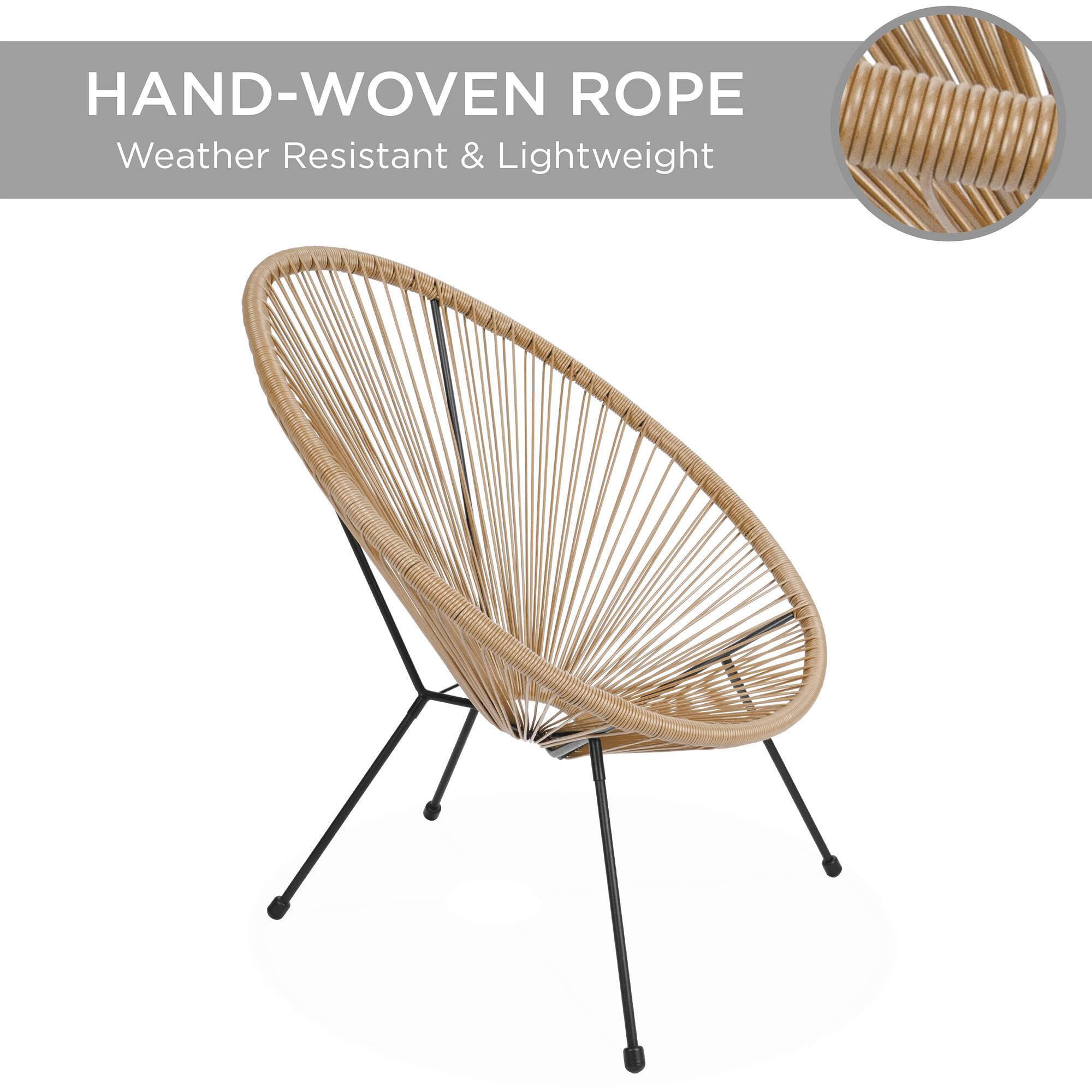 HAND-WOVEN ROPE  
Weather Resistant & Lightweight