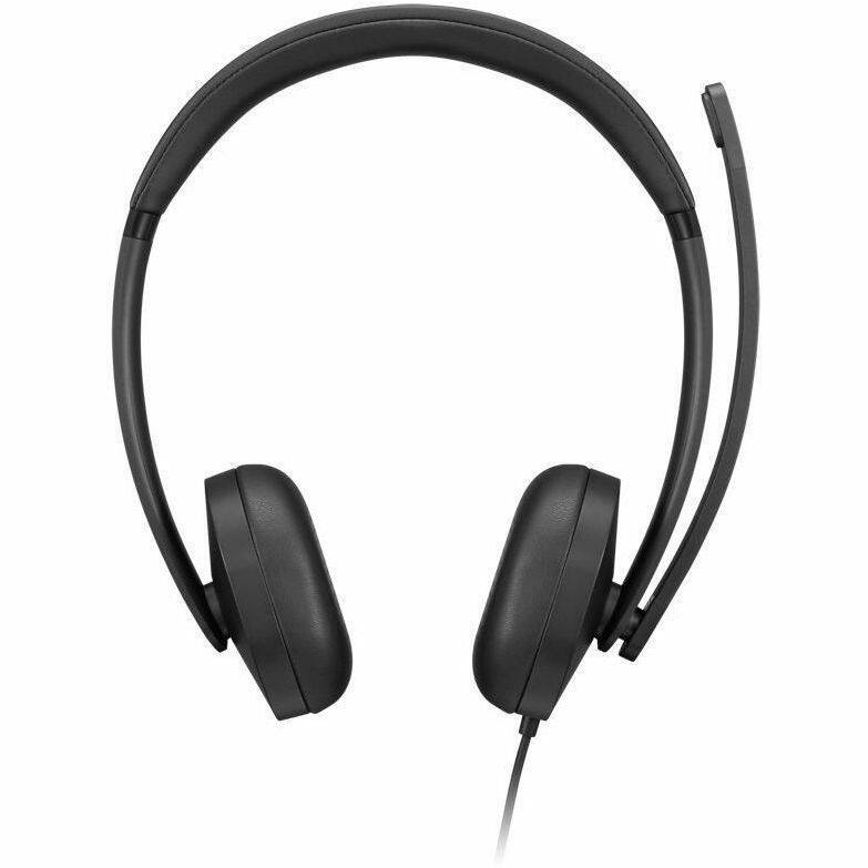 Alt View 7. Lenovo - Lenovo Wired VoIP Headset 5000 - Microsoft Teams Certification - Stereo - USB Type A, USB Type C - Wired - 32 Ohm - 20 - Black.