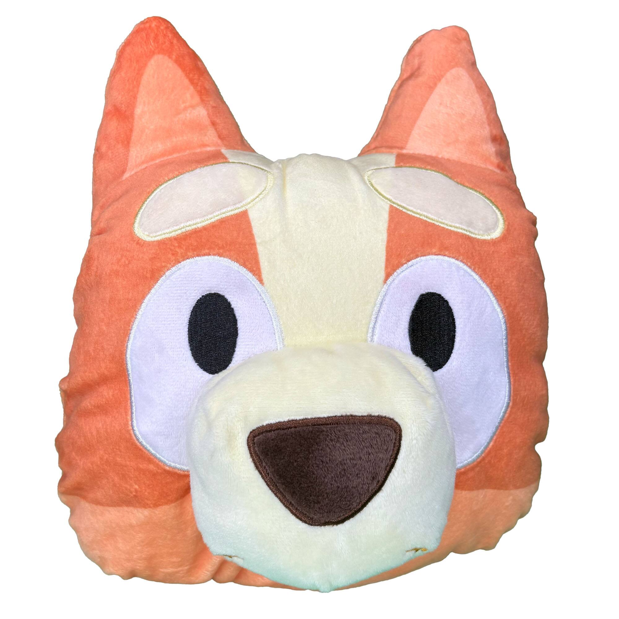 Alt View 2. UPD - Fast Forward Bluey Bingo Head Plush Shaped Backpack 10 x 13, Orange for Kids - Multicolored.