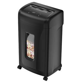 Loheer - Commercial Paper Shredder 22-Sheet Heavy Duty Cross Cut P-4 High Security Office Shredder Quiet 9 Gallon Bin