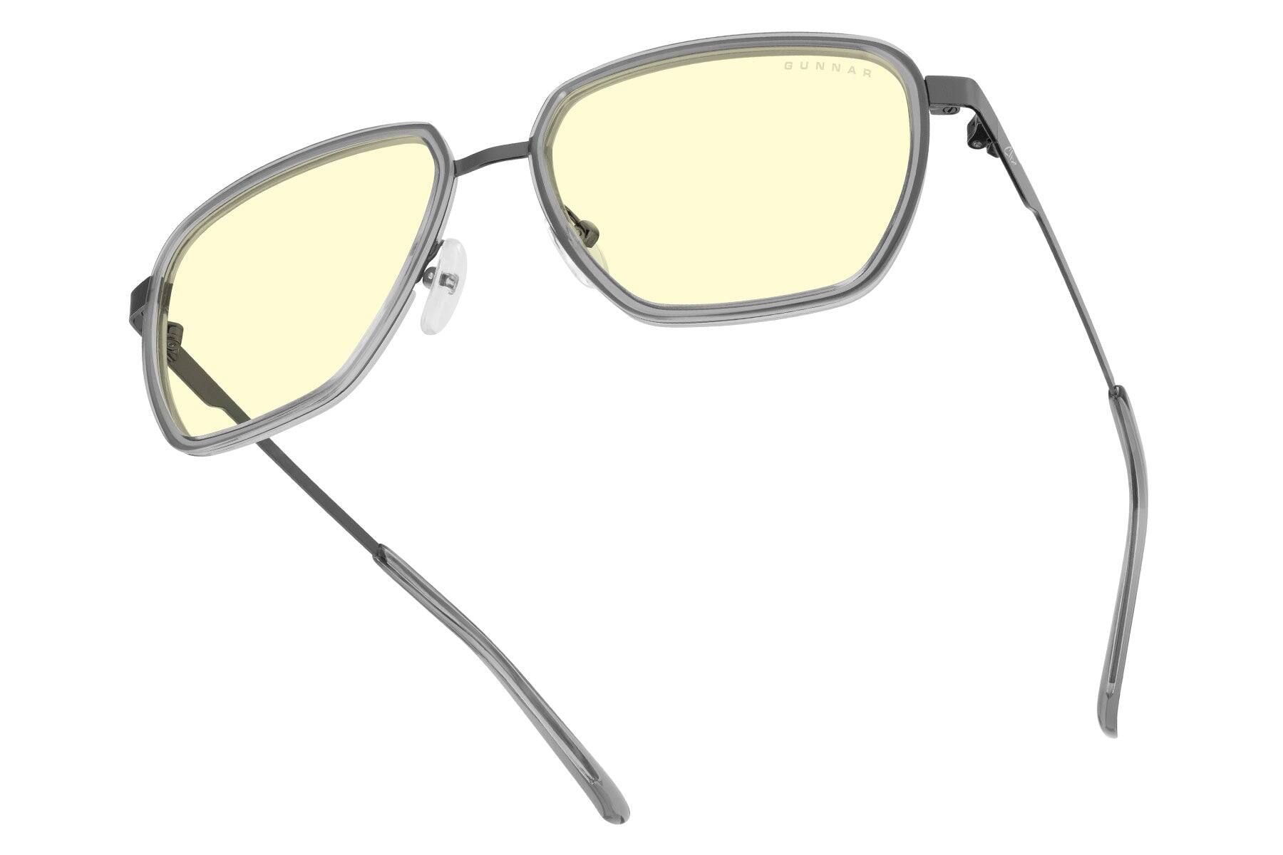 Alt View 1. GUNNAR - GUNNAR Gaming Glasses  - Clix Gaming Goggles, Gunmetal Stone, Clear Lens - Blue Light Block, Relieve Dry Eye, Anti Glare - Stone/Gunmetal.