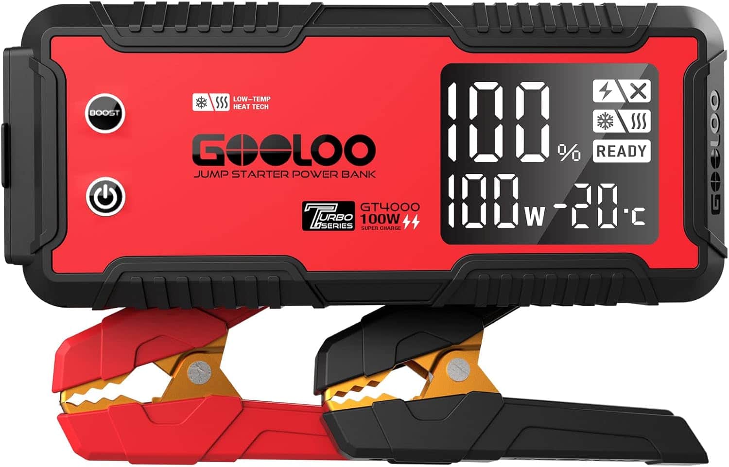 GOOLOO - GT4000 4000A Supersafe Jump Starter with 100W Bidirectional Fast Charge & Pre-heating Tech price history on PriceWatchPro