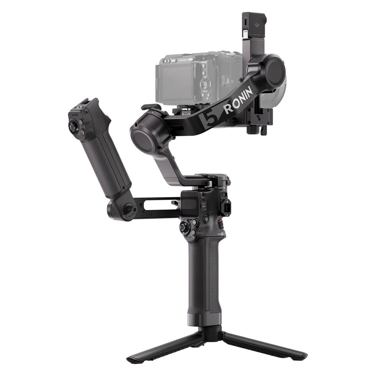 Alt View 9. DJI - DJI RS 5 Combo Handheld Gimbal Stabilizer + Wireless Microphone Set + USB Wall Charger.
