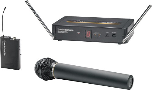  Audio-Technica - 700 Series UHF Wireless Handheld Microphone System - Black