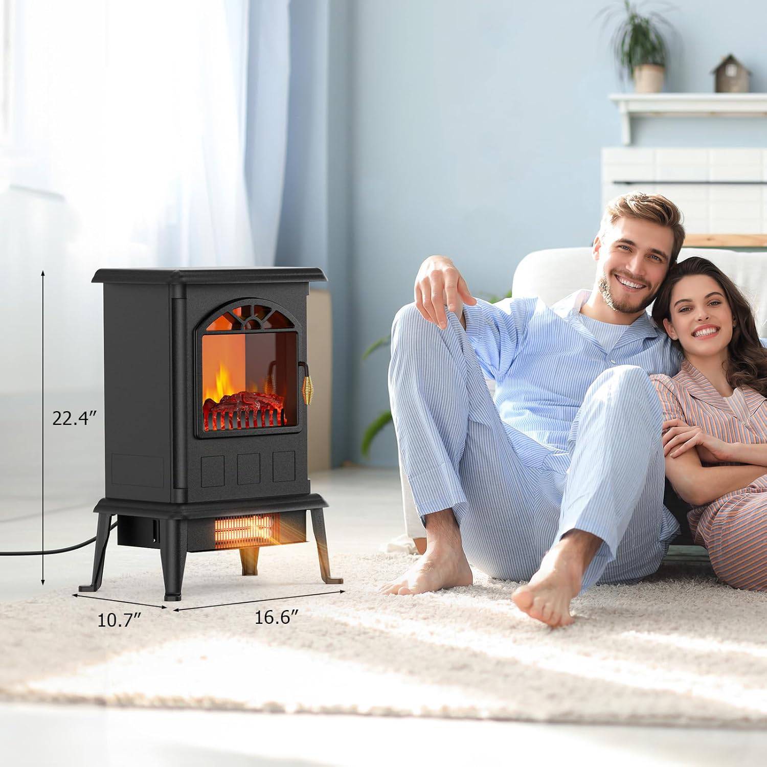 22.4" x 10.7" x 16.6"