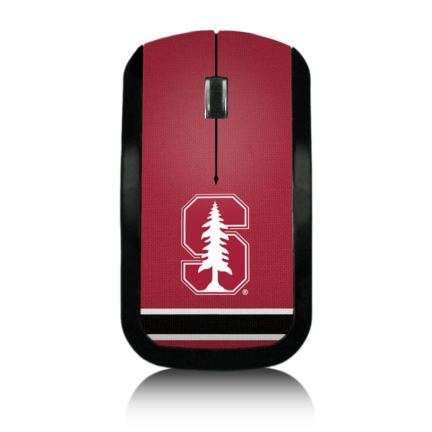 Keyscaper - Stanford Cardinal Stripe Design Wireless Mouse - Wireless - Multicolor
