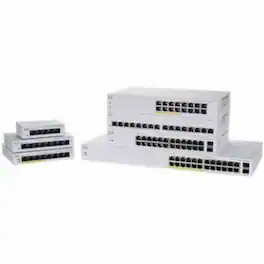 Cisco Consumer Products - Cisco Business 110 CBS110-5T-D Ethernet Switch - 5 Ports - Gigabit Ethernet - 10/100/1000Base-T - 2 Layer Supported - Black