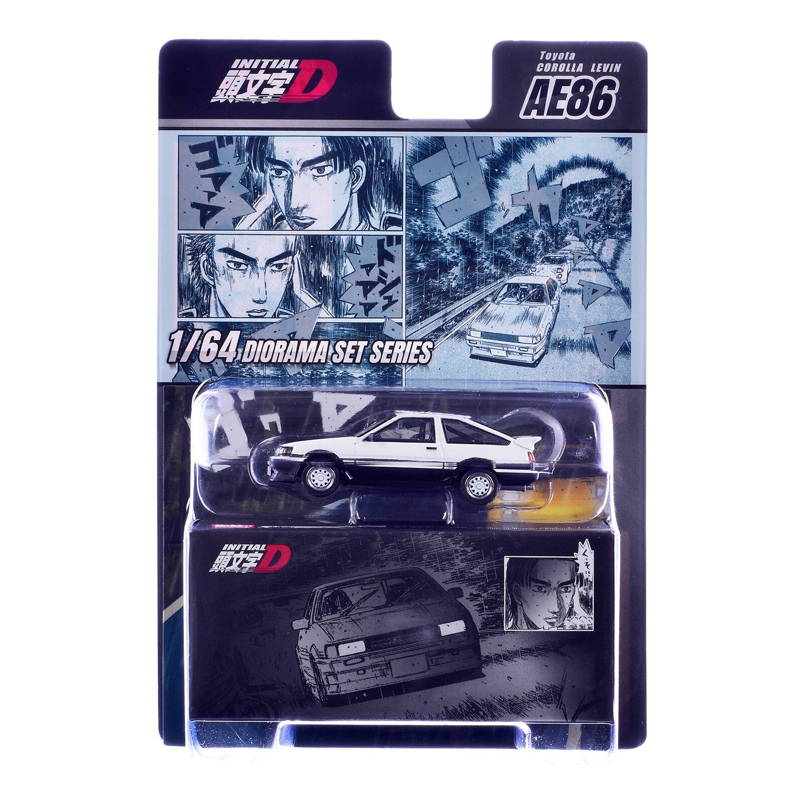 INITIAL D  
1/64 DIORAMA SET 2  
Toyota COROLLA LEVIN AE86