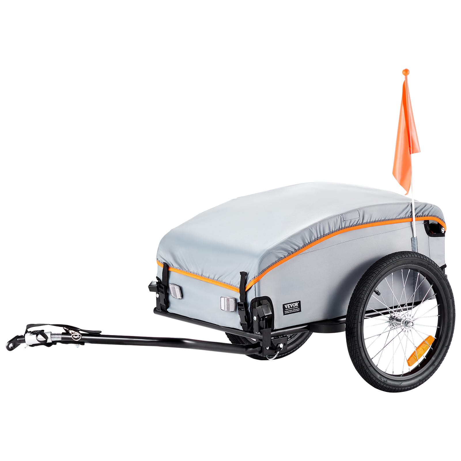 VEVOR - Bike Cargo Trailer, 88/100/160 lbs Load Capacity, Heavy-Duty Bicycle Wagon Cart, Foldable Compact Storage - Gray price history on PriceWatchPro