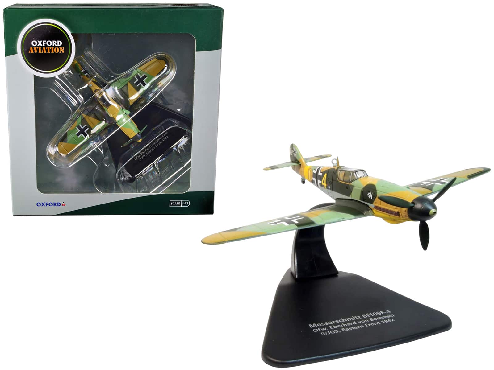 "Messerschmitt Bf 109F-4 Fighter Plane ""Eastern Front"" (1942) ""Oxford Aviation"" 1/72 Model Airplane by Oxford Diecast" price history on PriceWatchPro