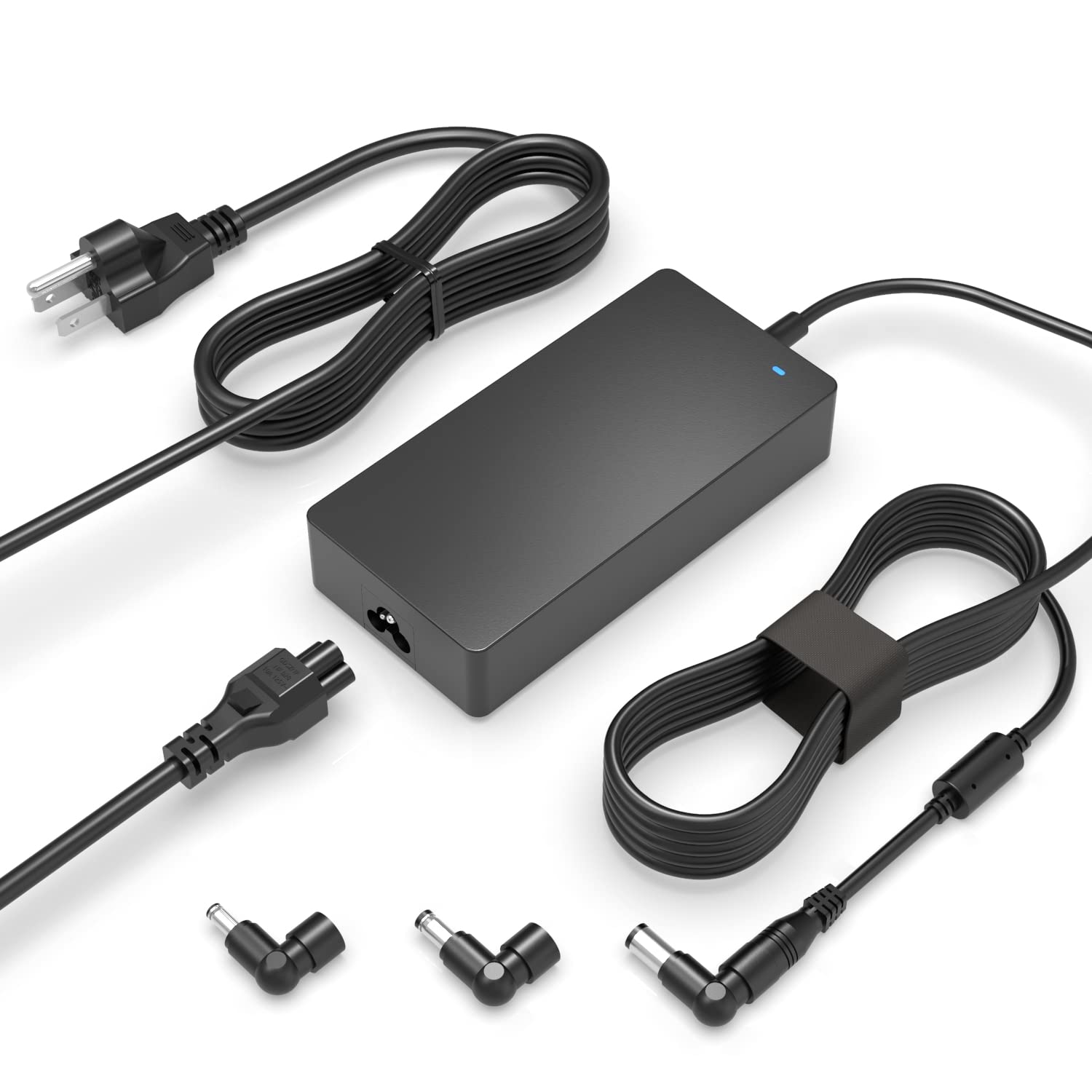 Front. ESBANY - Charger Replacement for MSI Gaming Laptop - (UL Certified Safety), 180W, 150W, 120W, Round Connector.