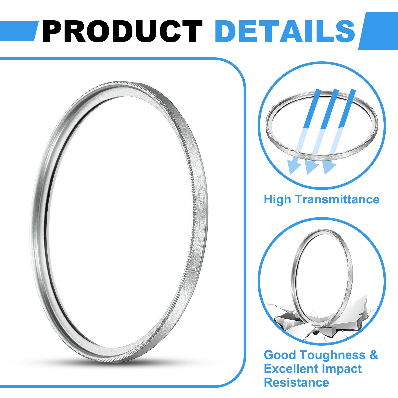 PRODUCT DETAILS

- 087mm UV High Transmittance
- Good Toughness & Excellent Impact Resistance