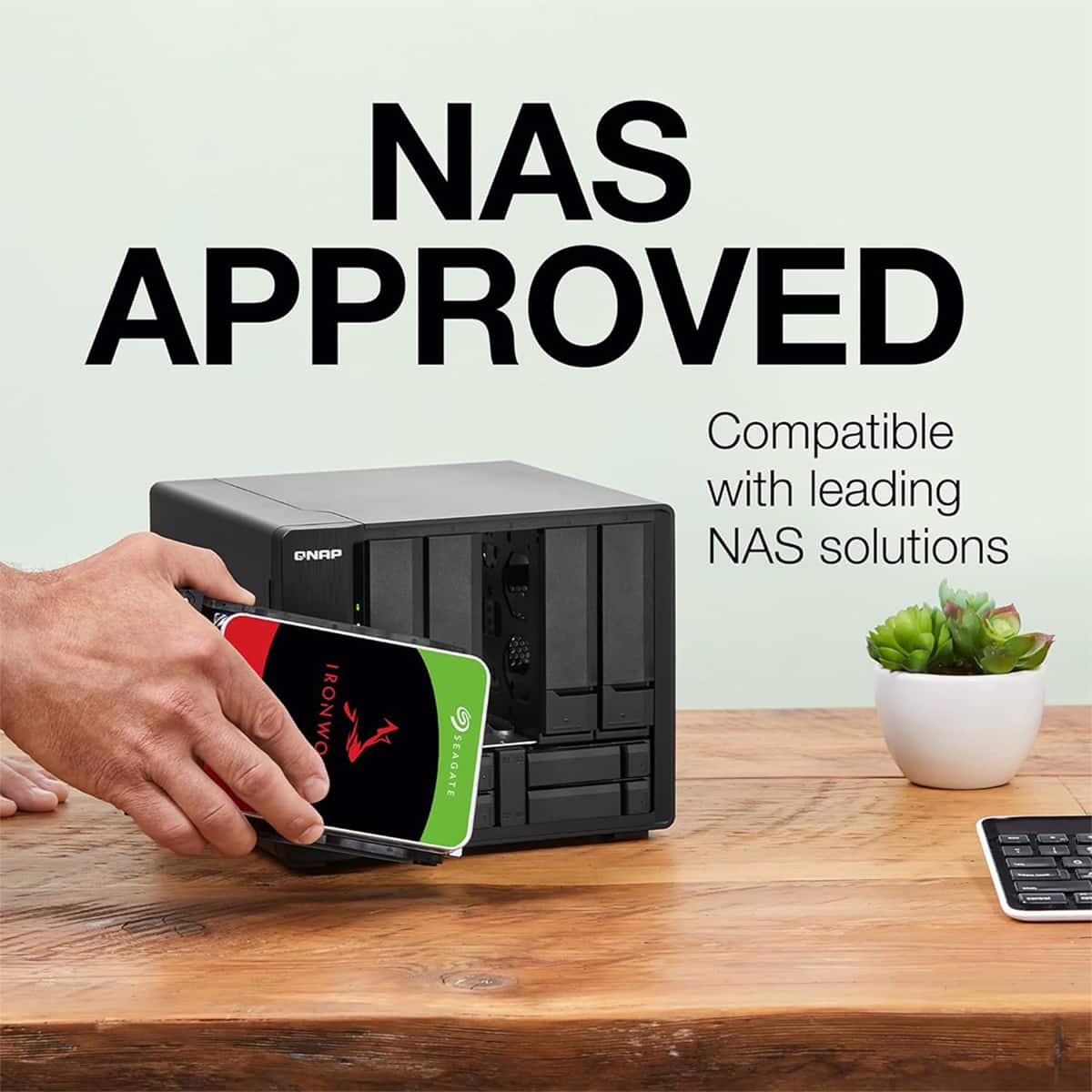 Seagate IronWolf 12TB NAS Internal Hard Drive with Rescue Data