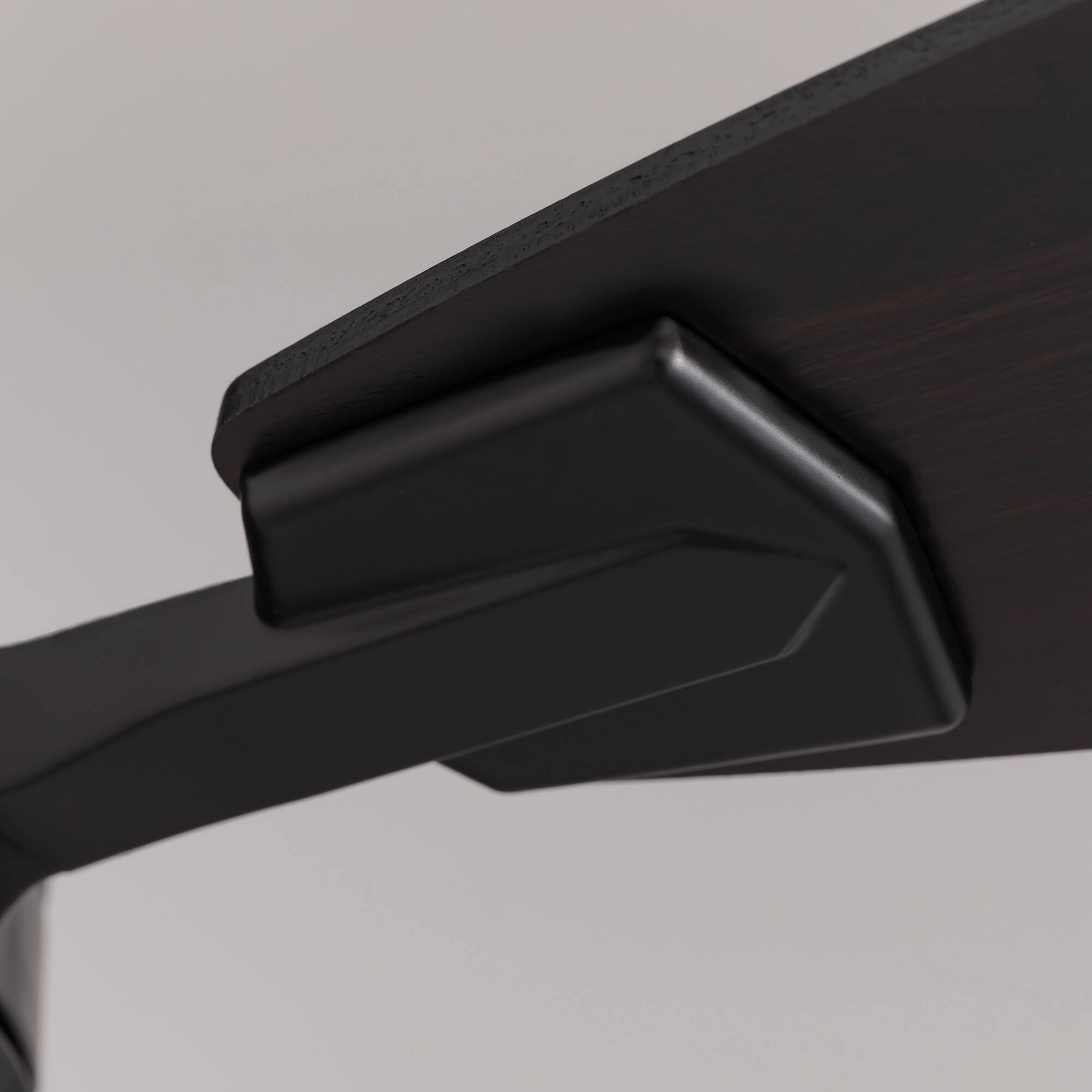 Alt View 8. Siljoy - 42" Modern Low Profile Ceiling Fan with Light and Remote Control Dimmable LED for Bedroom/Living Room - Black.