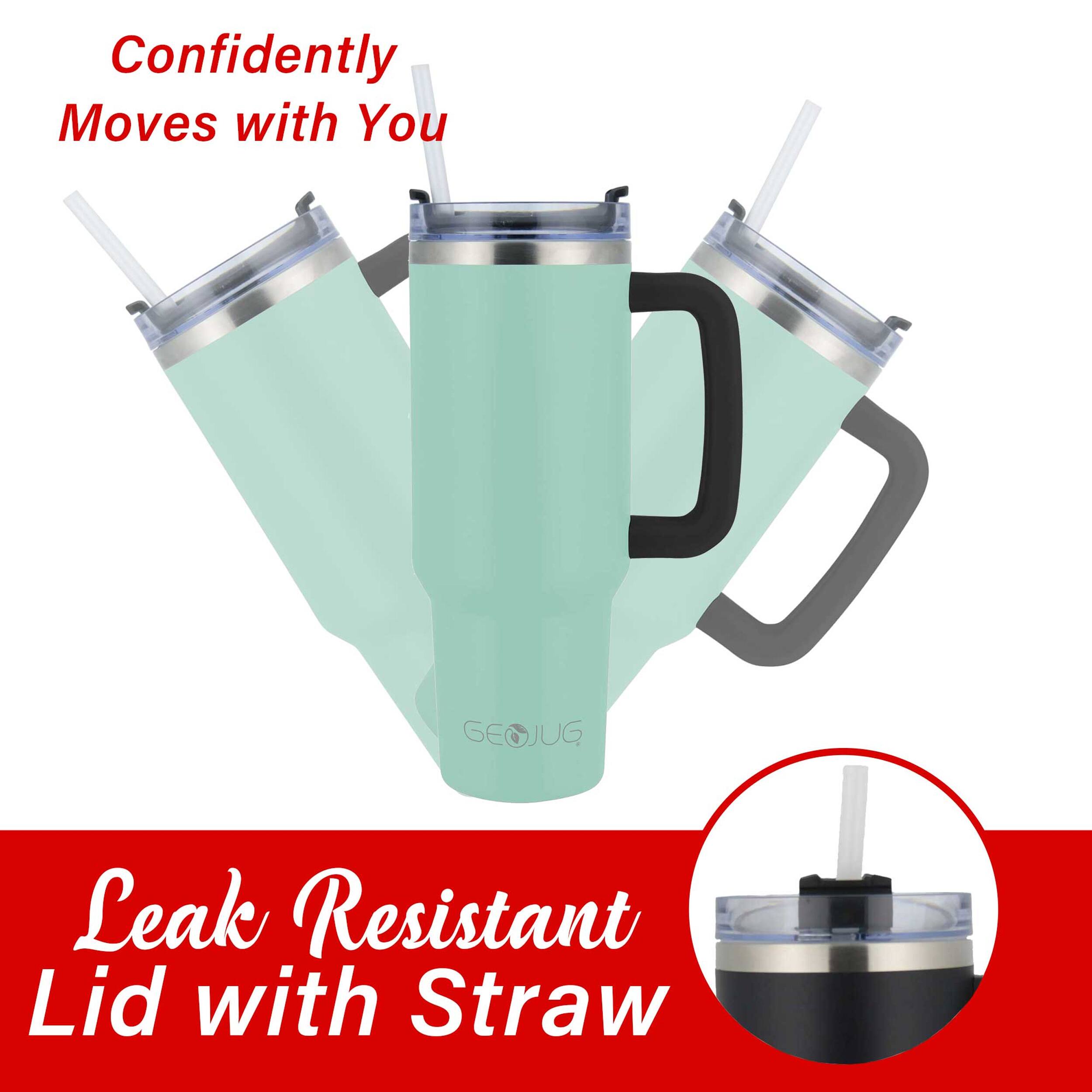 Confidently Moves with You

GEOJUG Leak Resistant Lid with Straw