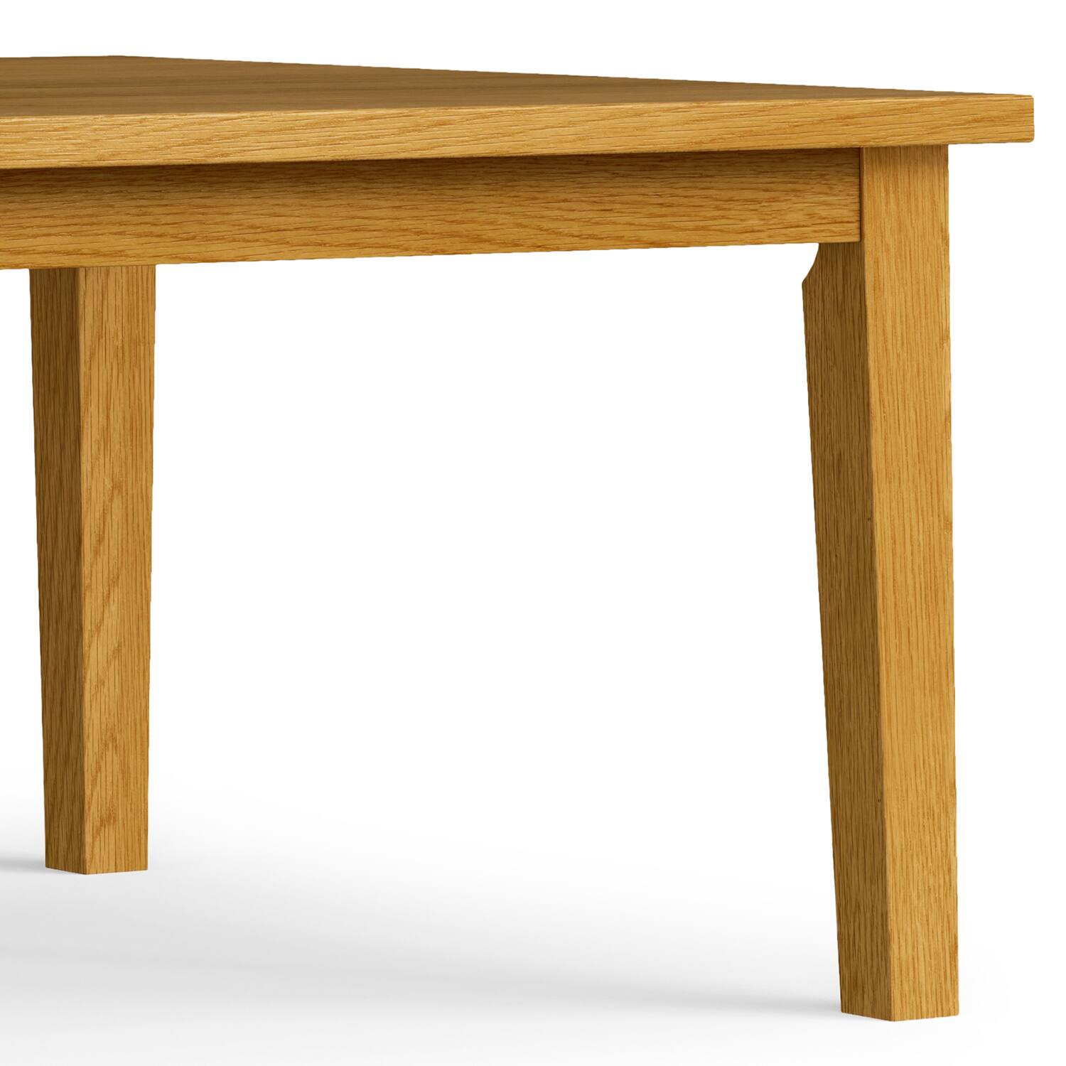 Alt View 6. Simpli Home - Eastwood 54 inch x 54 inch Square Contemporary Dining Table in Oak - Oak.