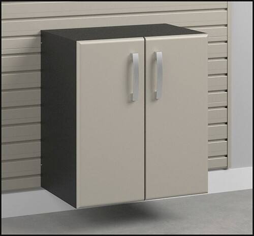 Front Standard. Flow Wall - Silver Base Cabinet.
