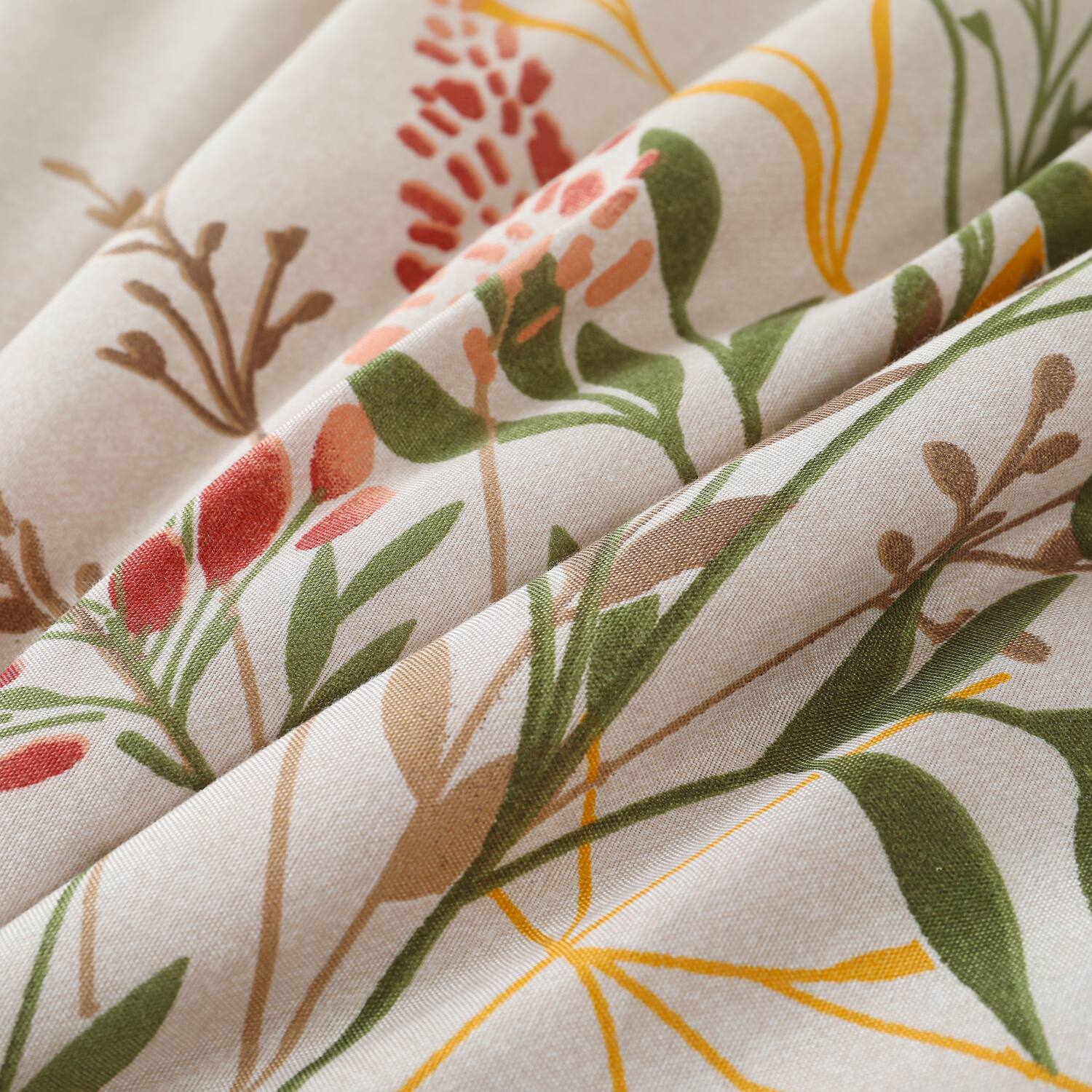 Alt View 4. Shatex - 3-Piece Tree-Print comforter Set Features A Natural Minimalist Design That's Smooth Comfortable And Breathable Creating - Yellow.