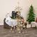 Alt View 1. Sunnydaze - Noelle Indoor Metal Christmas Ornament Tree - 5 ft - Gold.