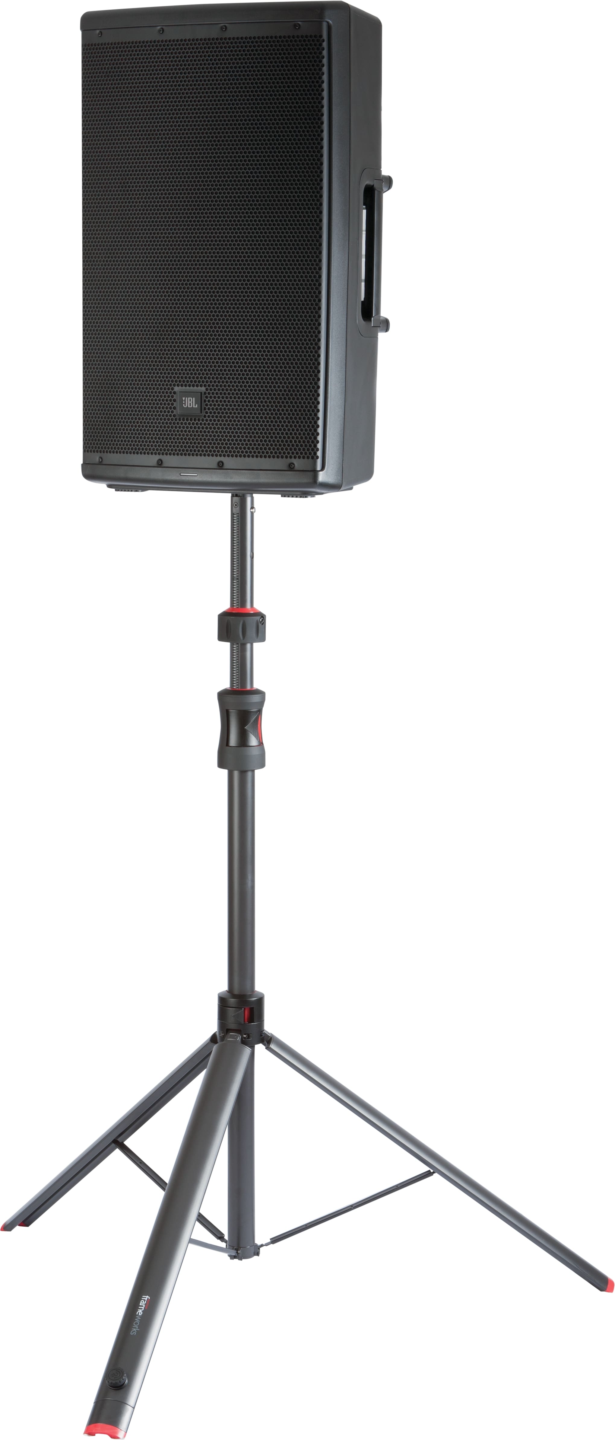 Gator Frameworks - ID Series Lift-Assisted Speaker Stand Set Of 2, with Easy One-Handed Cam Operation & Piston-Driven Lift-EEZ Assistance - Black price history on PriceWatchPro