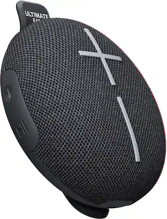 Front. Ultimate Ears - MINIROLL Ultra-Portable Waterproof Bluetooth Speaker with 131 ft Range - Gentle Black.