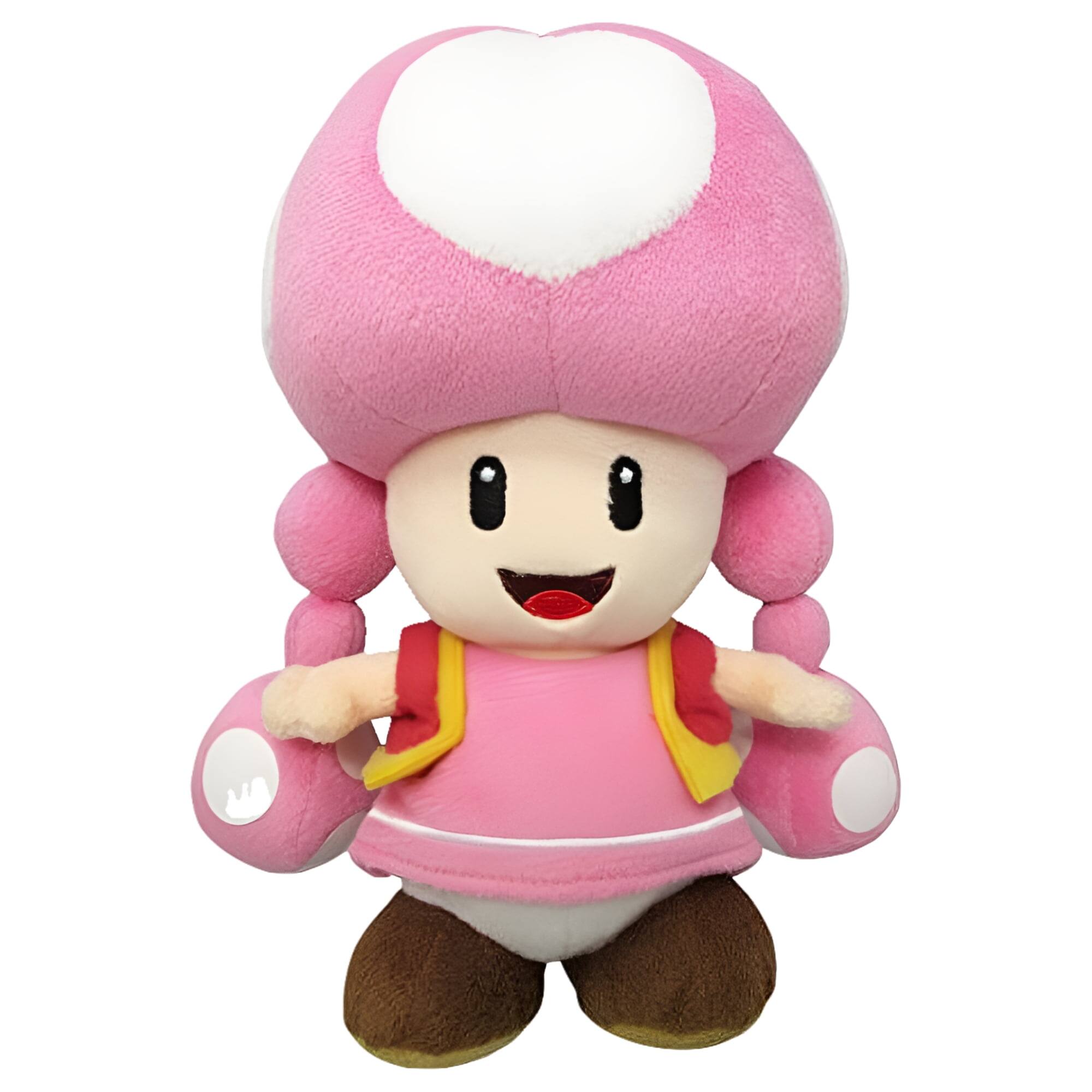 Alt View 2. Sanei - Little Buddy USA Super Mario All Star Collection 7.5" Toadette Plush.