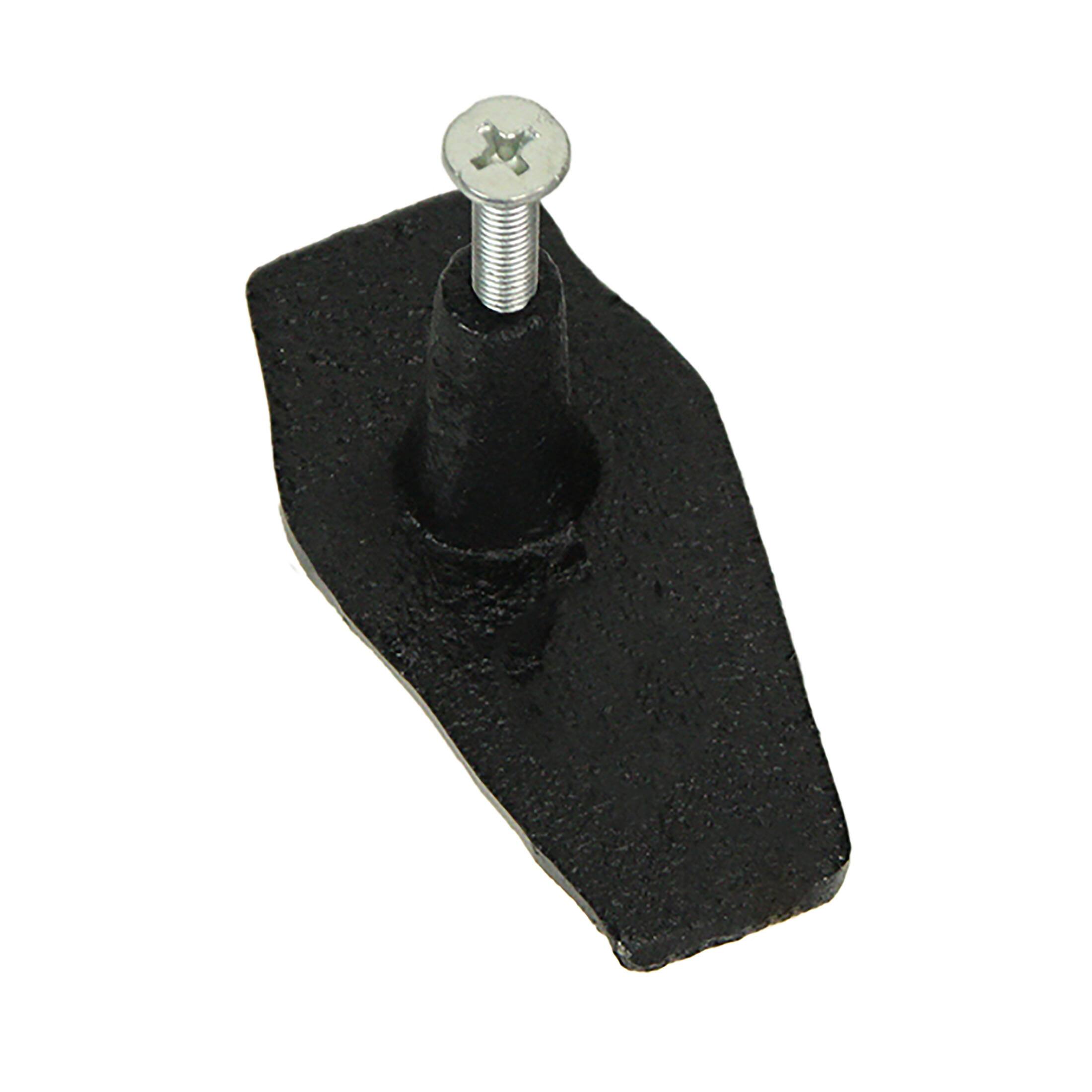 Alt View 7. Zeckos - Set of 6 Gothic Black Coffin Pulls - 2.5" x 1.5" - Cabinet Decor - Black.