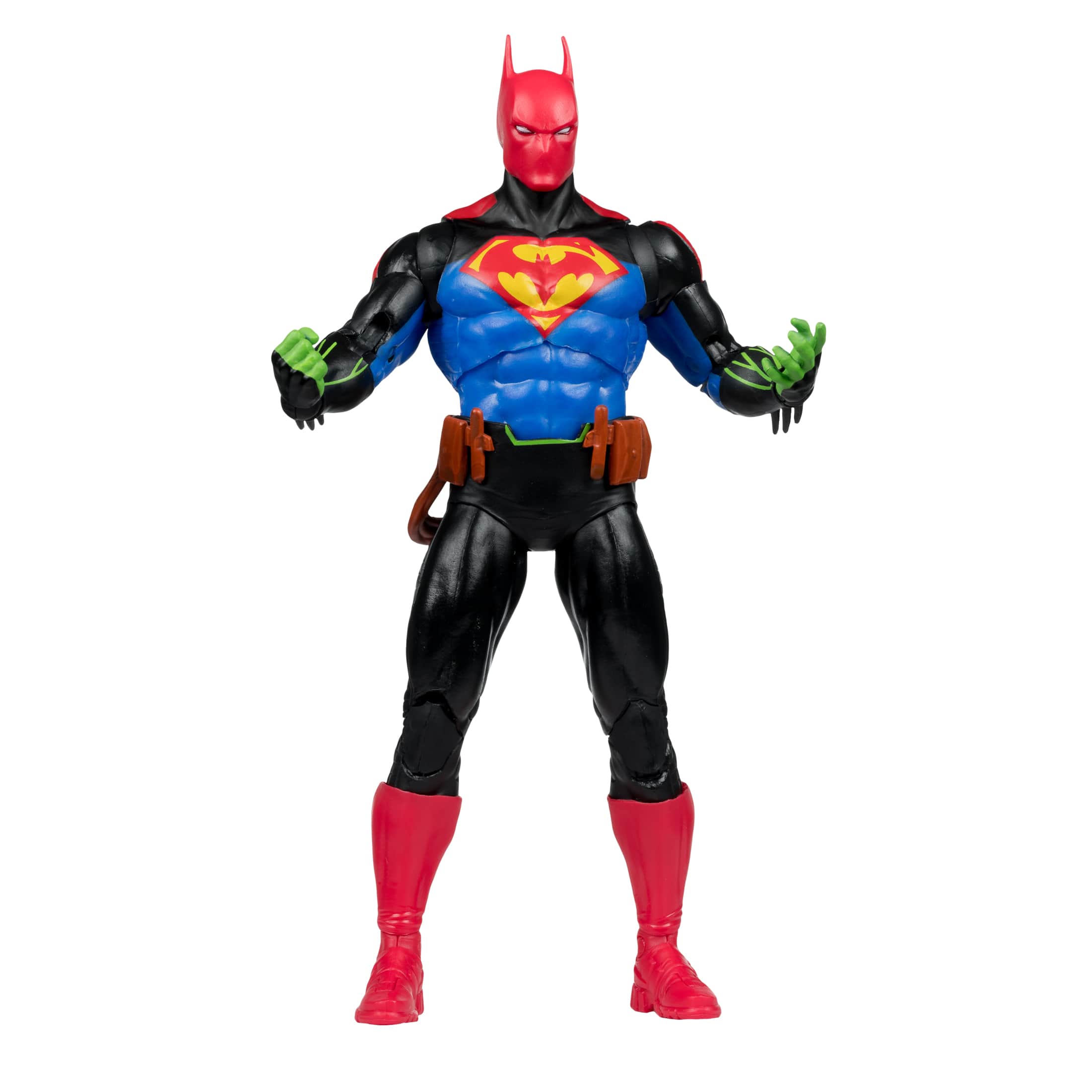 Angle. McFarlane Toys - DC Multiverse 7" Batman / Superman Fusion (Batman/Superman: World's Finest) Action Figure.