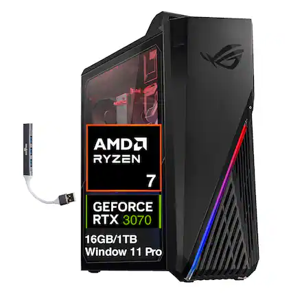 AMD Ryzen 7, GeForce RTX 3070, 16GB/1TB, Windows 11 Pro