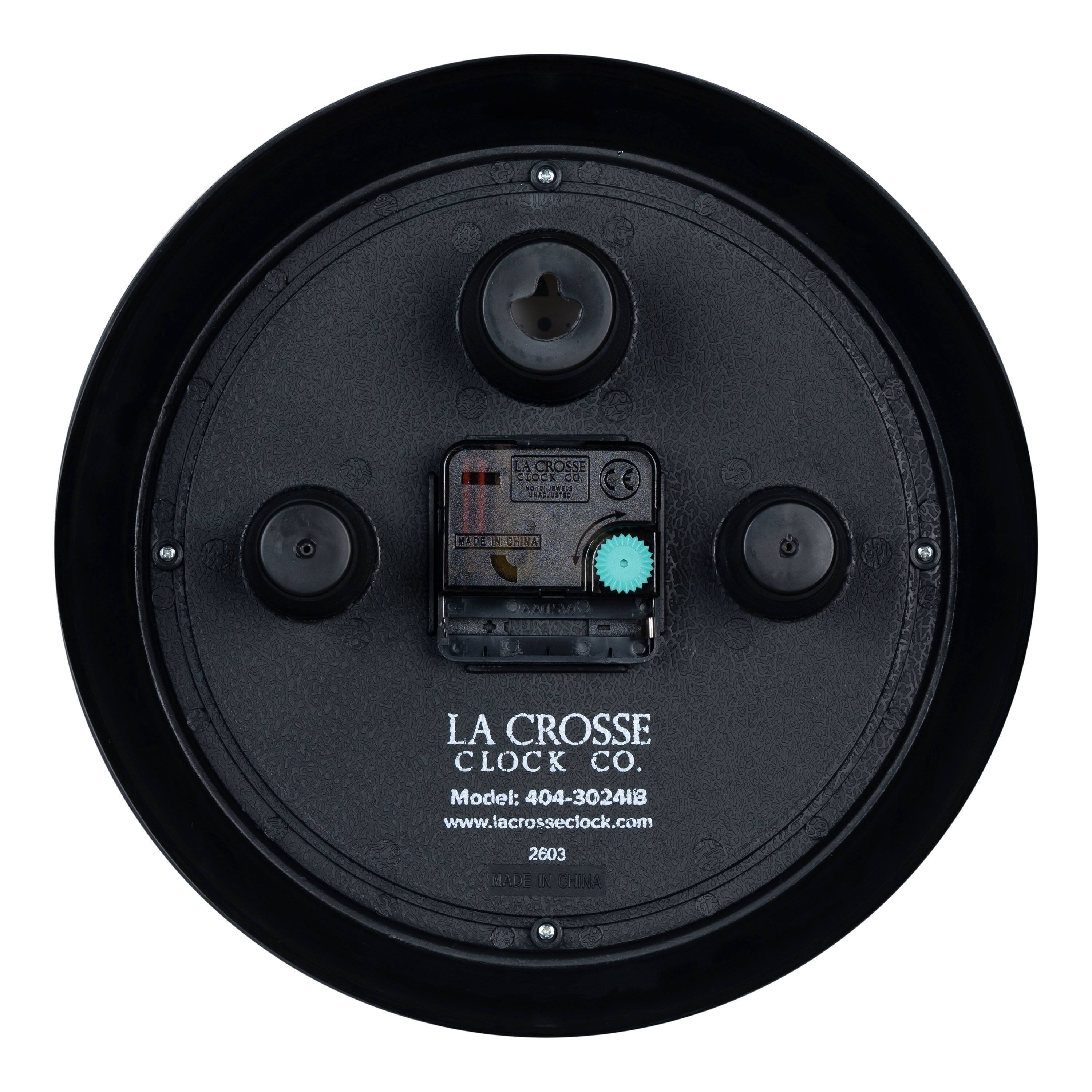 LA CROSSE CLOCK CO.  
Model: 404-302413  
www.lacrosseclock.com  
2603 MARKE