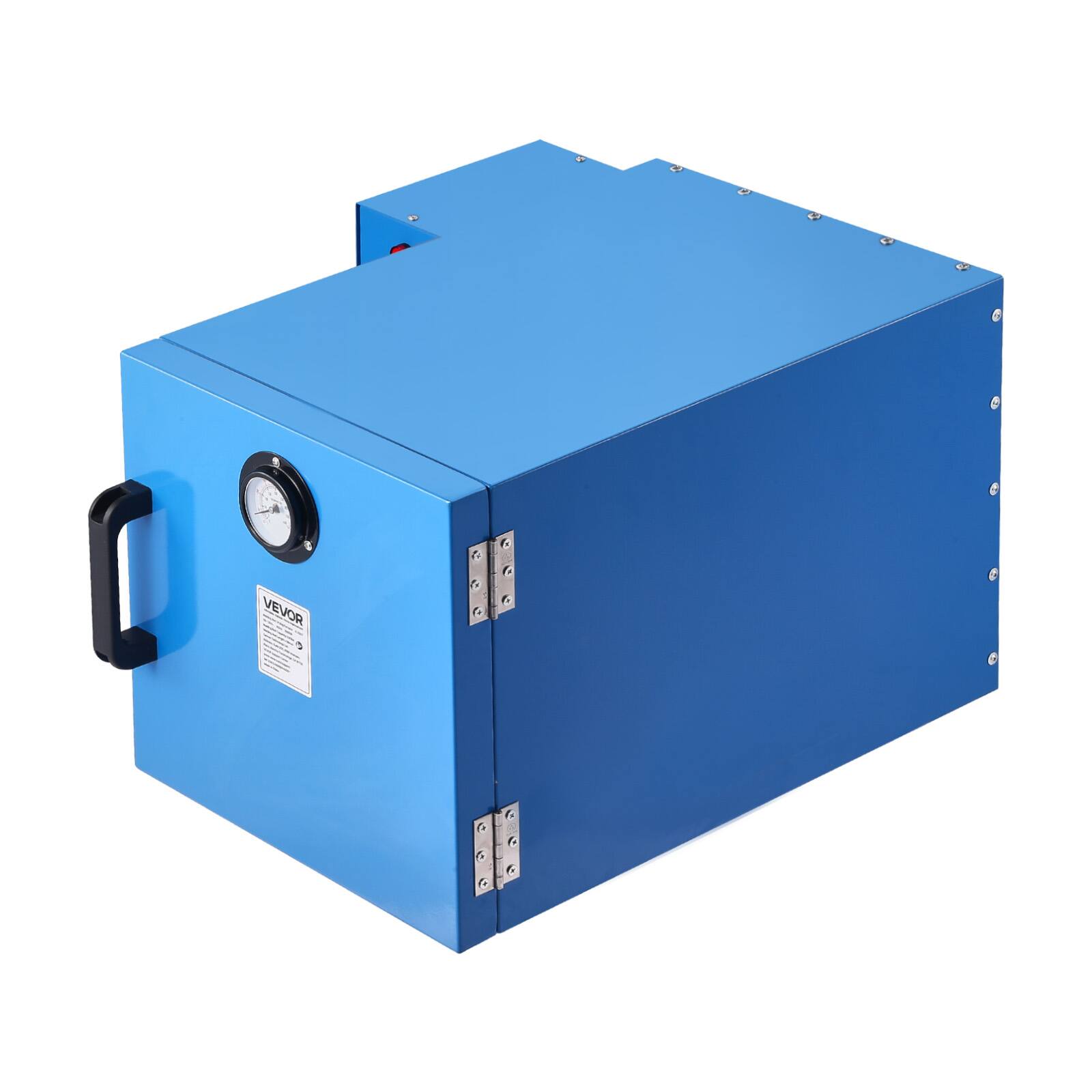 Alt View 5. VEVOR - Welding Rod Oven, 200LBS Capacity Countertop Electrodes Drying Oven 1060W 120V, 104°F - 392°F Adjustable Welding Rods - Blue.