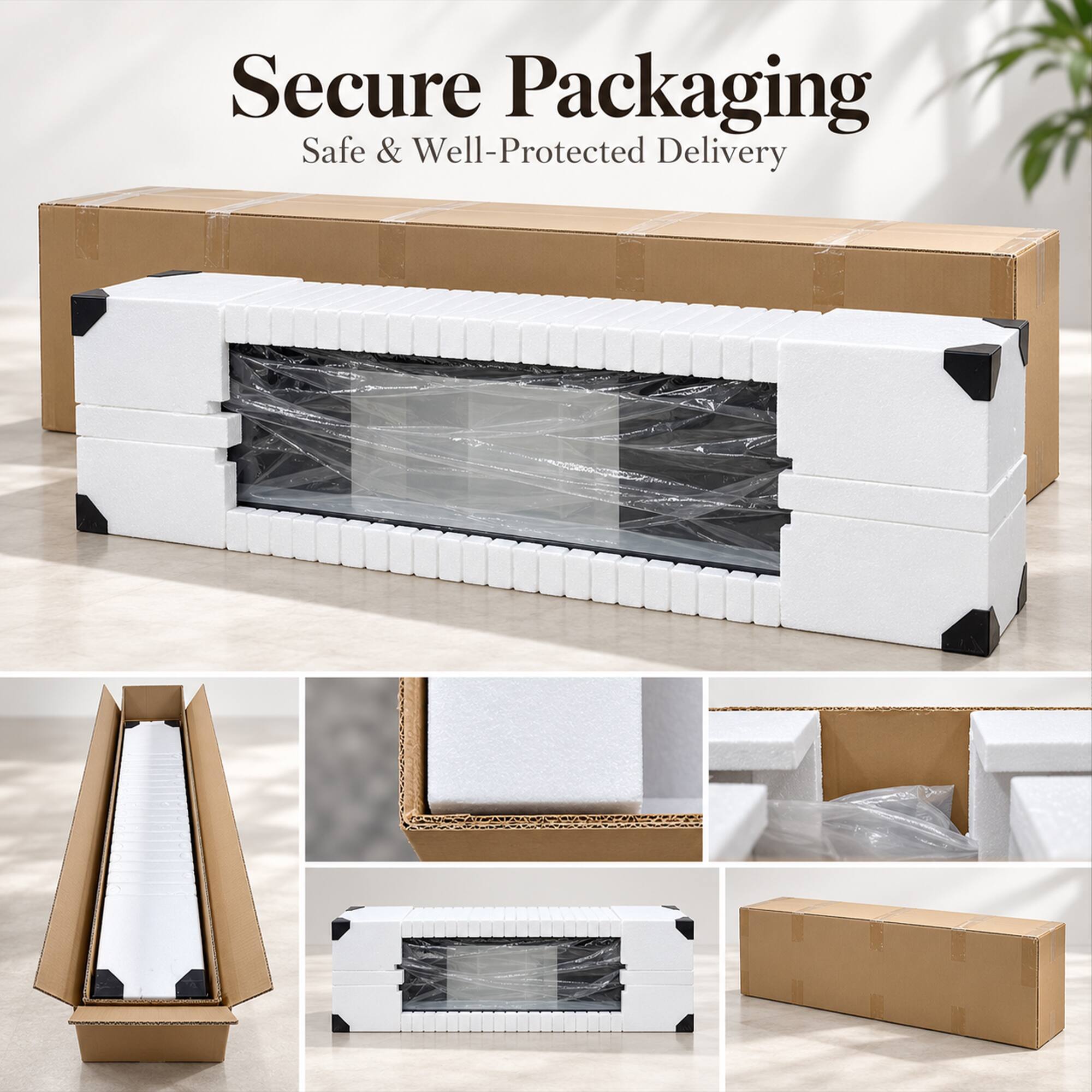 Secure Packaging  
Safe & Well-Protected Delivery