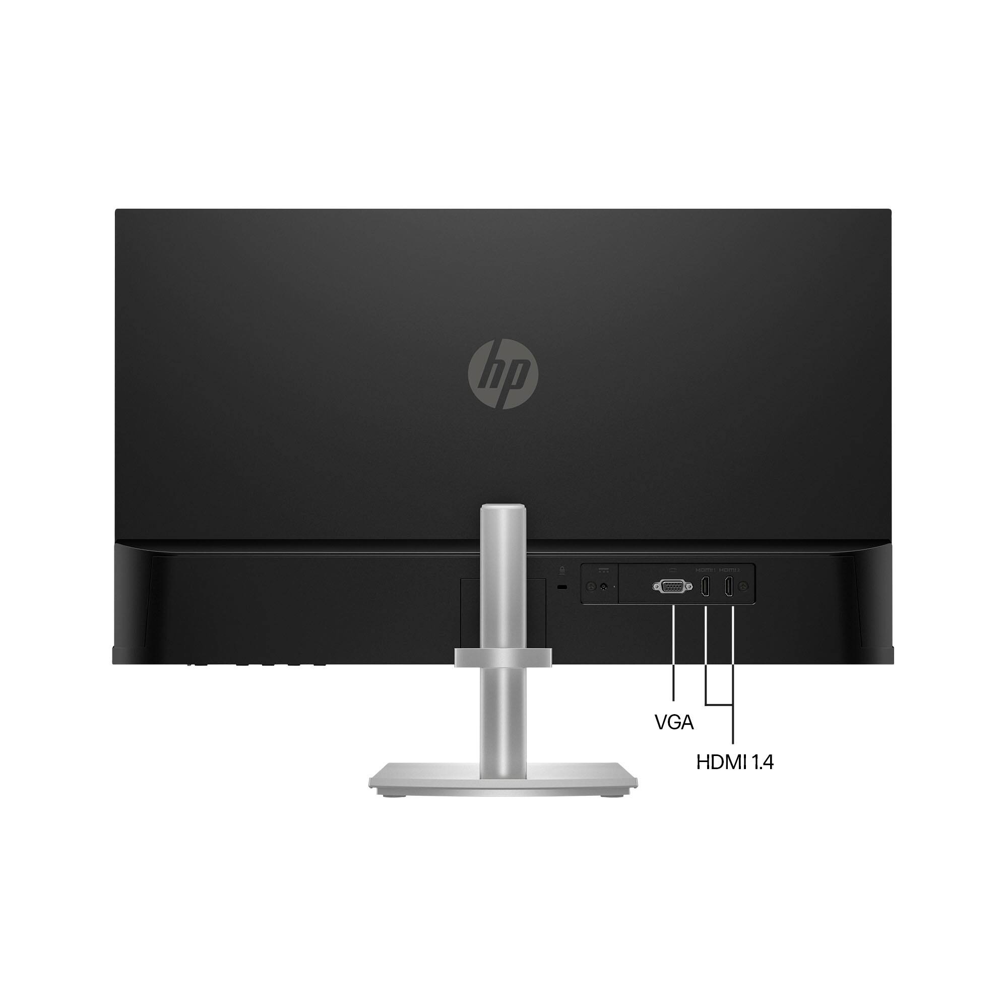 Alt View 14. HP - 27" IPS LED FHD FreeSync Monitor with Adjustable Height (HDMI, VGA) - Silver & Black.